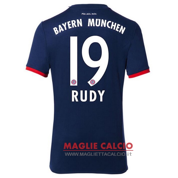 nuova maglietta bayern munich 2017-2018 rudy 19 seconda